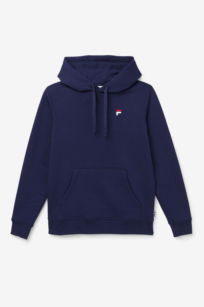 Fila Godfrey Navy Hoodie Mens - NZ 79063-ADFZ